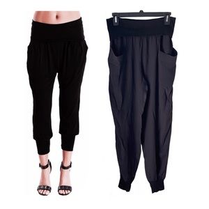 French connection black joggers